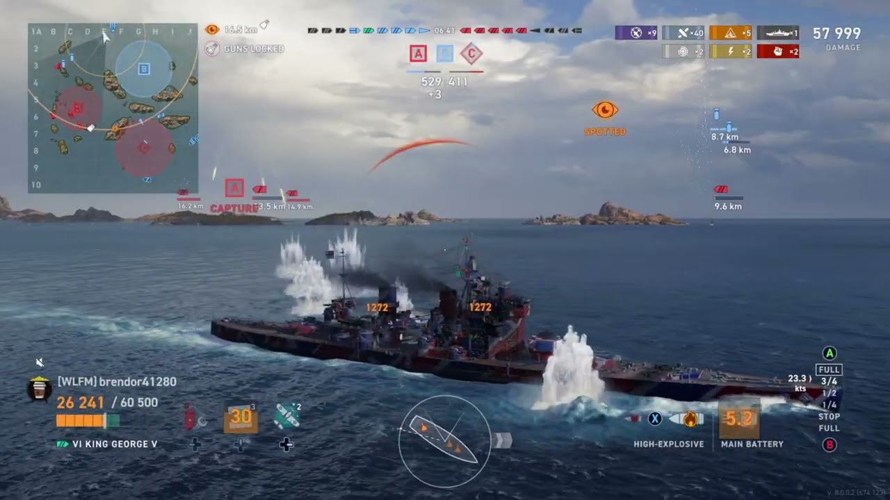 THE KING STANDS ALONE (WORLD OF WARSHIPS LEGENDS; KING GEORGE V)