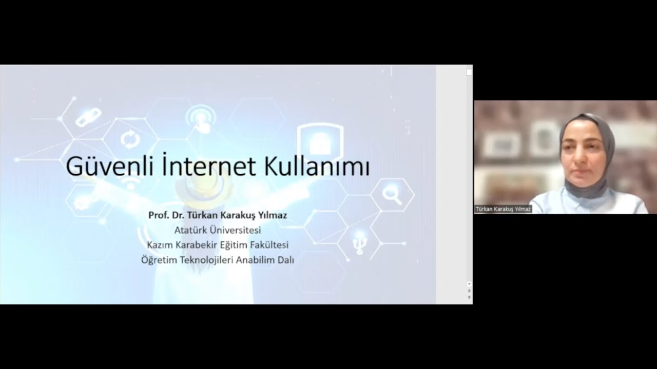 Söyleşiler Serisi 9 - Prof. Dr. Türkan KARAKUŞ YILMAZ - Güvenli İnternet Kullanımı
