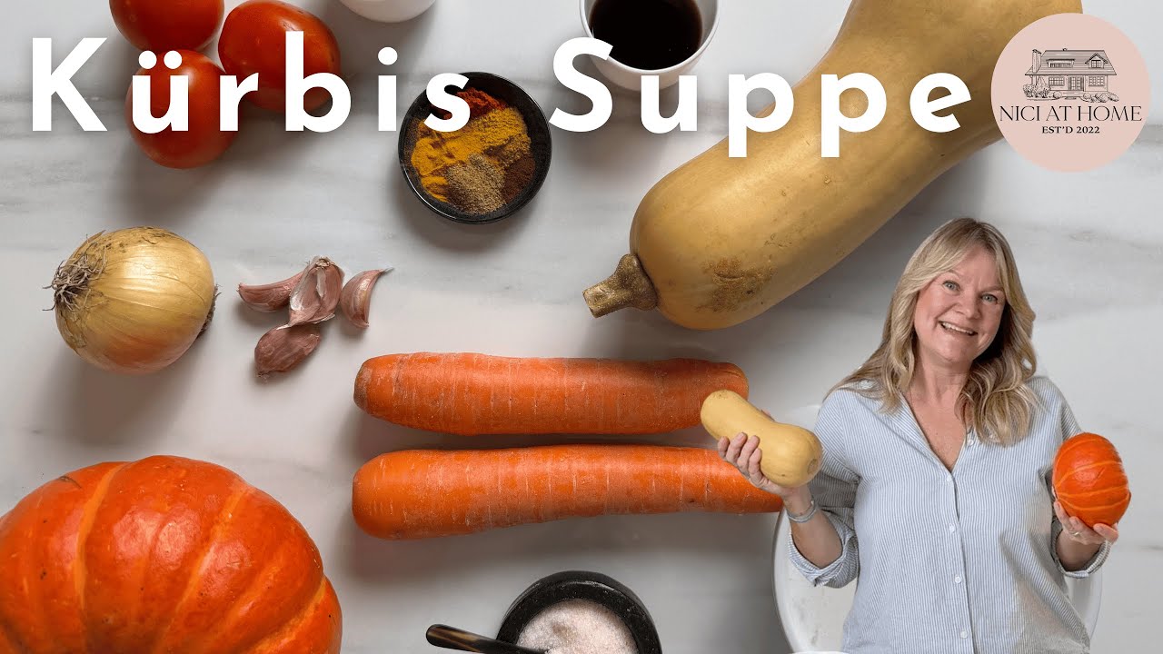 Die leckerste Kürbissuppe die meine Familie liebt! Einfach im Backofen