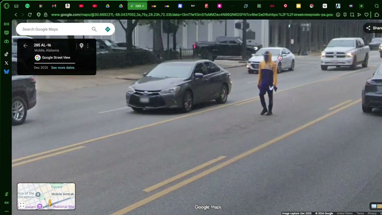 google maps car spotting in Alabama!