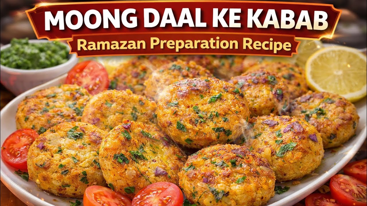 Moong dal ke kabab | easiest recipe | ramazan preparation recipe 2026 