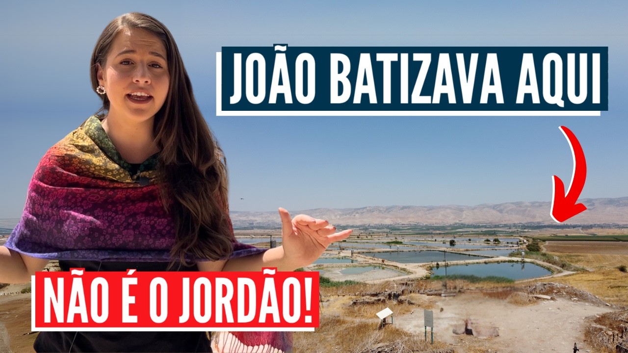O LOCAL ESQUECIDO DO BATISMO! Israel com Aline