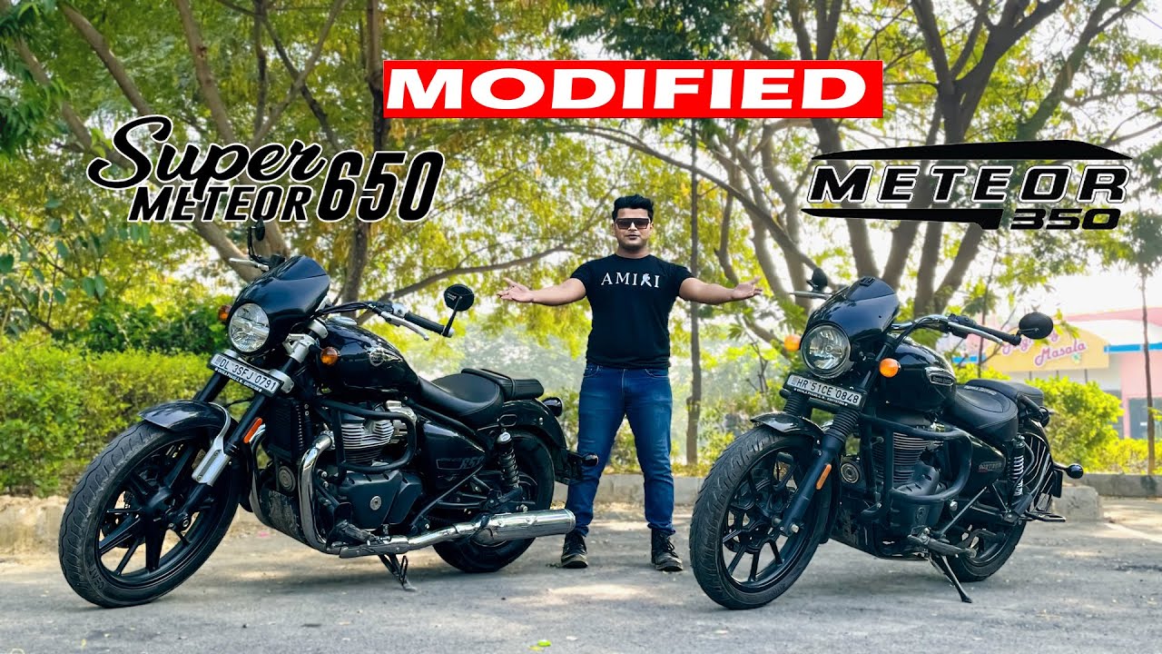 Looks😍 Jo Deewana Bana De❤️Modified Super Meteor 650 & Meteor 350| Modified 650| Meteor modification