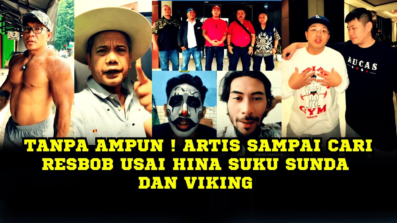 TANPA AMPUN ! ARTIS SAMPAI CARI RESBOB USAI HINA SUKU SUNDA DAN VIKING