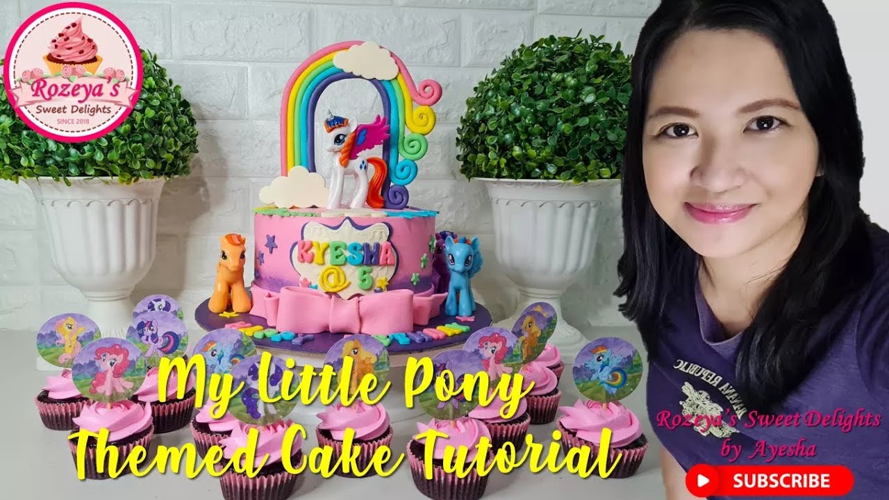 MY LITTLE PONY PASTILLAS FONDANT CAKE TUTORIAL