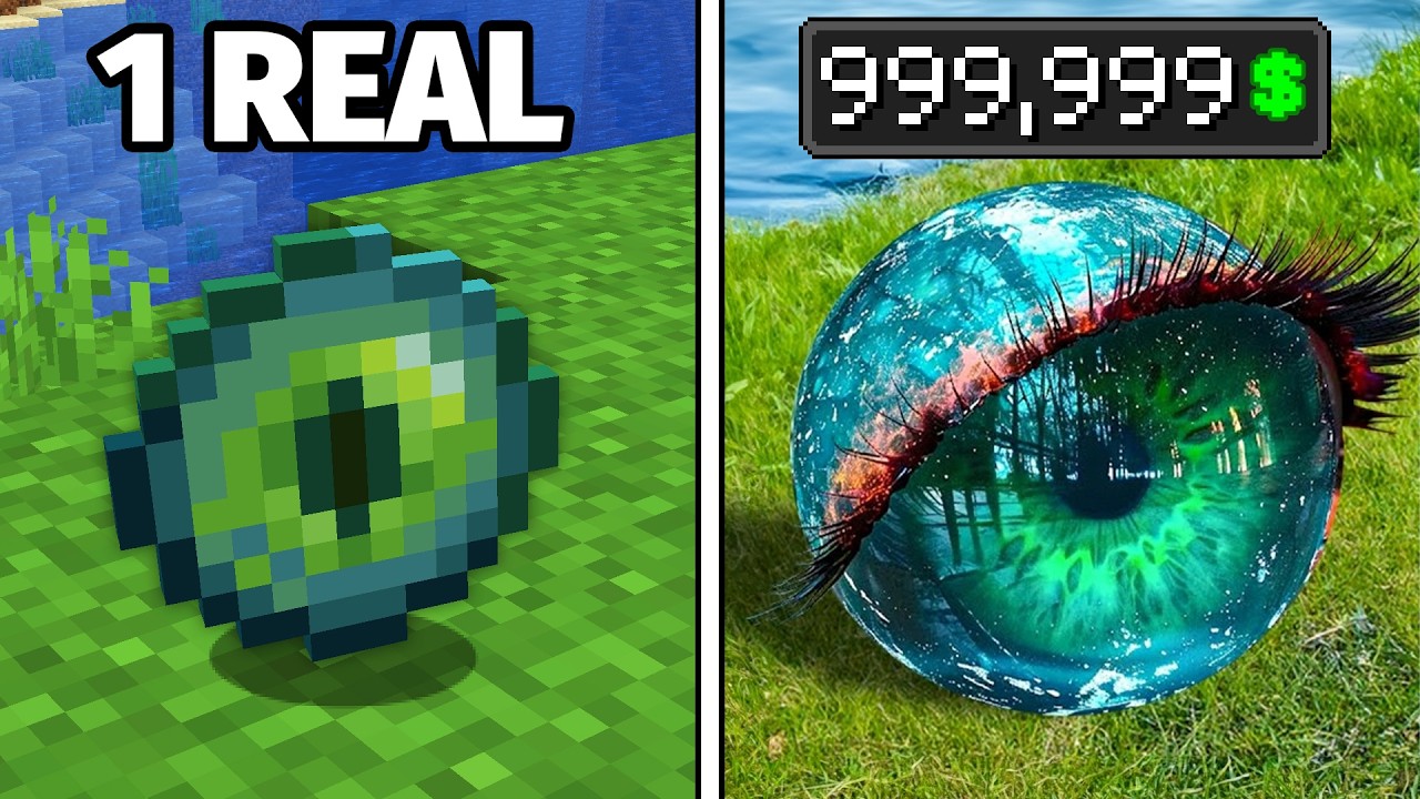 Minecraft mas Dinheiro = Realismo