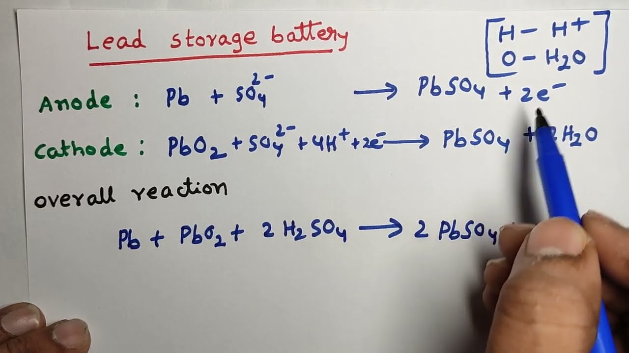 Trick to remember Reactions in Lead storage battery|ASN CHEMISTRY