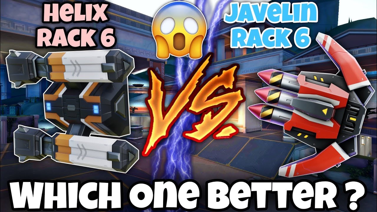 Helix Rack 6 VS Javelin Rack 6 | Which One Better ? - Mech Arena