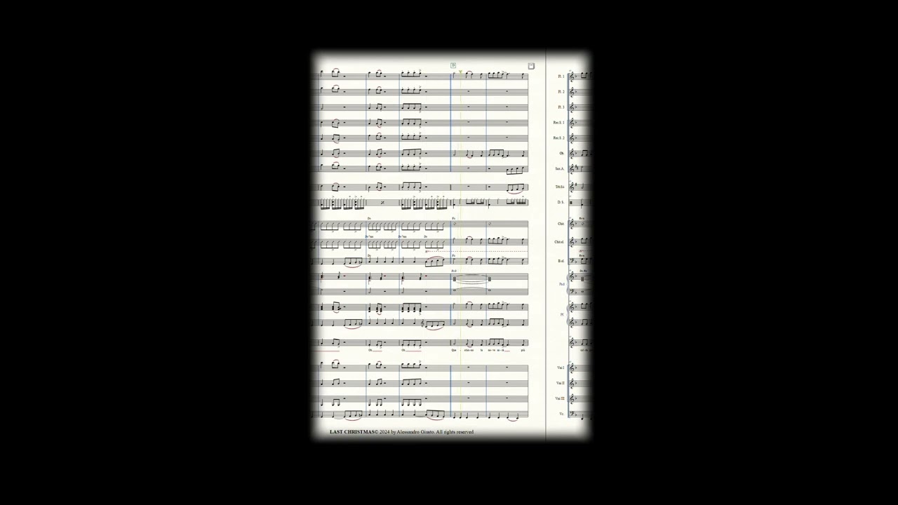 LAST CHRISTMAS (2024) score | Arrangiamento Orchestra Scolastica SMIM