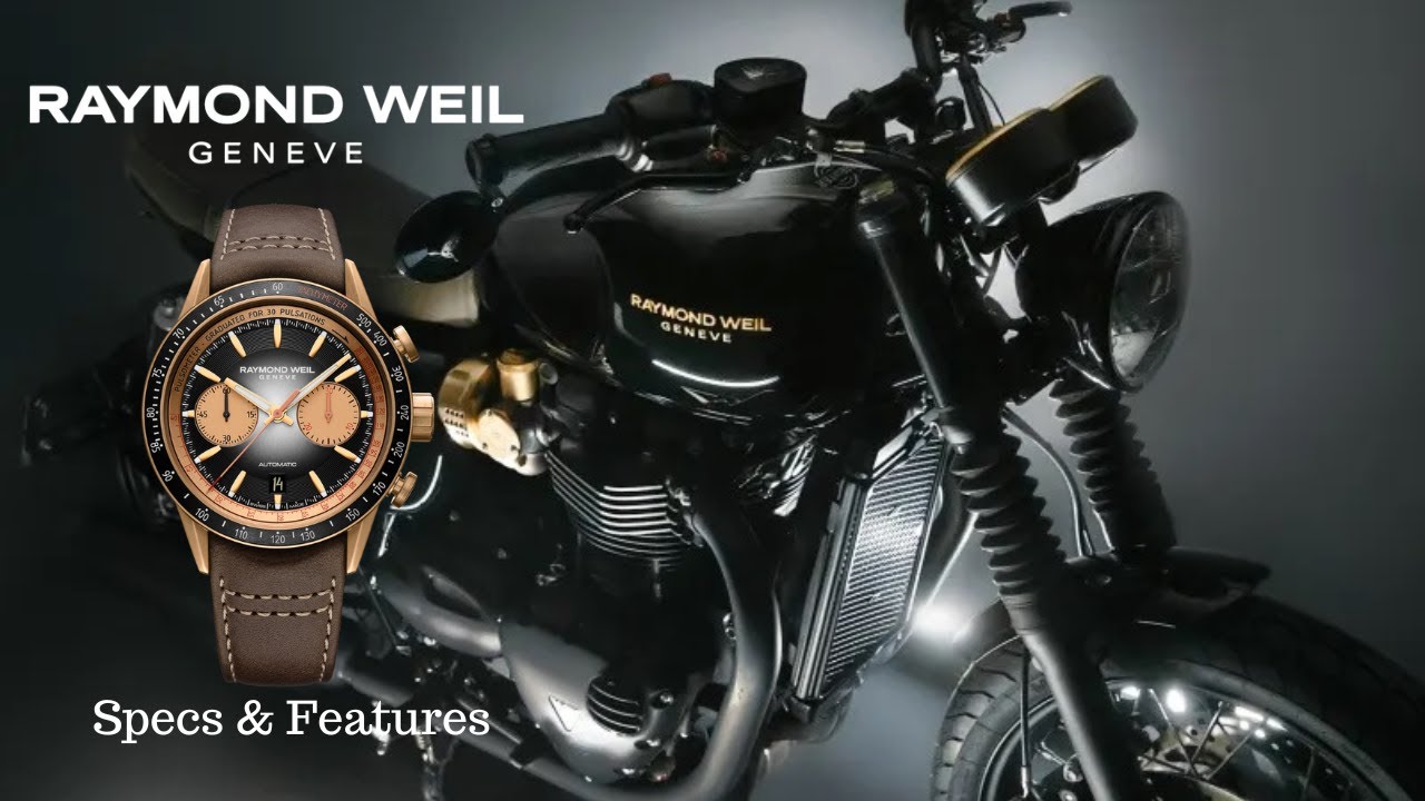 RAYMOND WEIL Freelancer Men's Automatic Chronograph Bi-compax Bronze Leather Watch Specs & Features