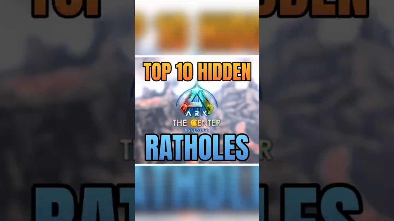 BEST The Center RATHOLES & Hidden Base Locations | Ark Survival Ascended