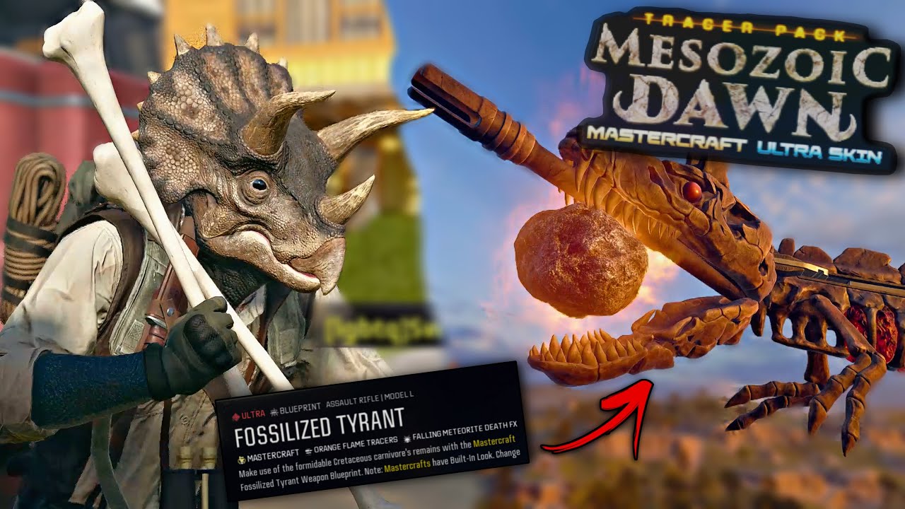 TRACER PACK: MESOZOIC DAWN MASTERCRAFT ULTRA SKIN BUNDLE - FULL SHOWCASE - BLACK OPS 6