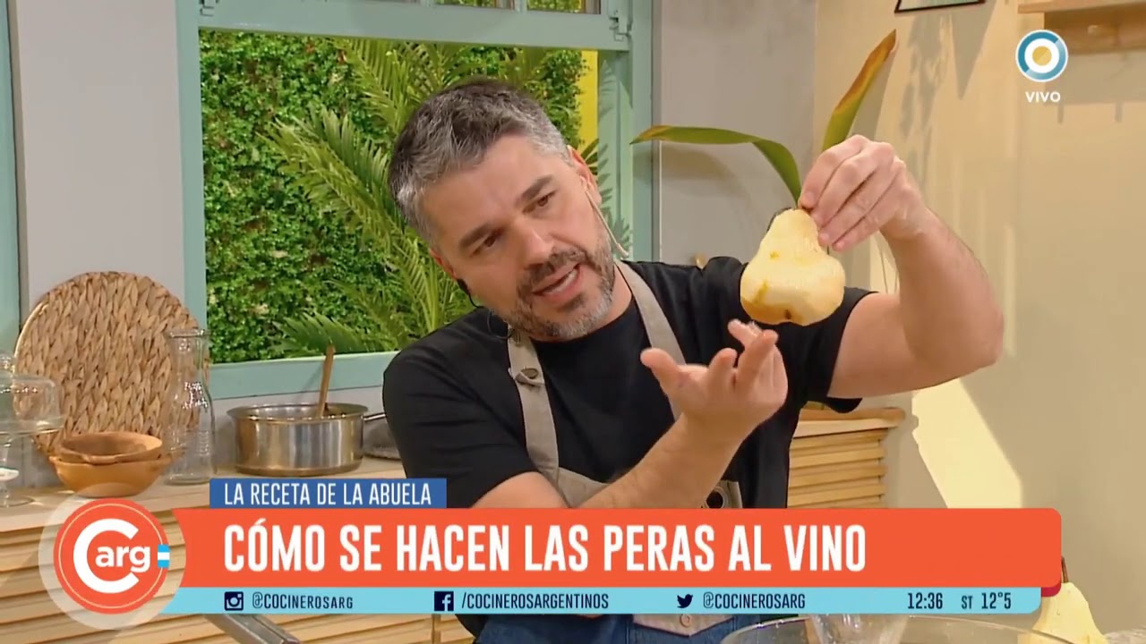 PERAS AL VINO TINTO
