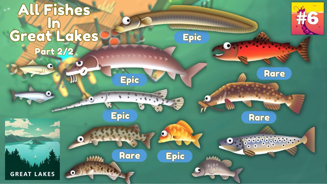 Creatures Of The Deep : All Fishes in Great Lake (2/2)