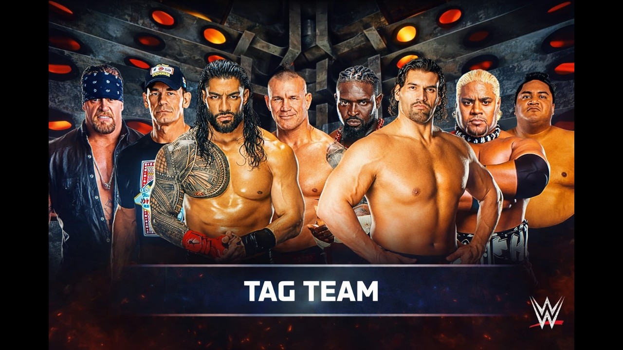 🔴LIVE : Team John Cena vs. Team The Great Khali |  WWE 2K25  FULL MATCH | Elimination Tag Team Match