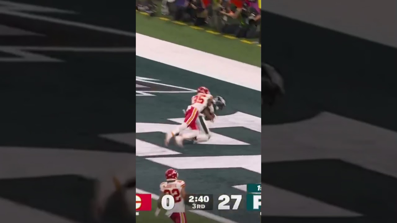 JALEN HURTS TO DEVONTA SMITH FOR THE TOUCHDOWN!!! 🦅🔥 Eagles vs Chiefs Super Bowl Highlights