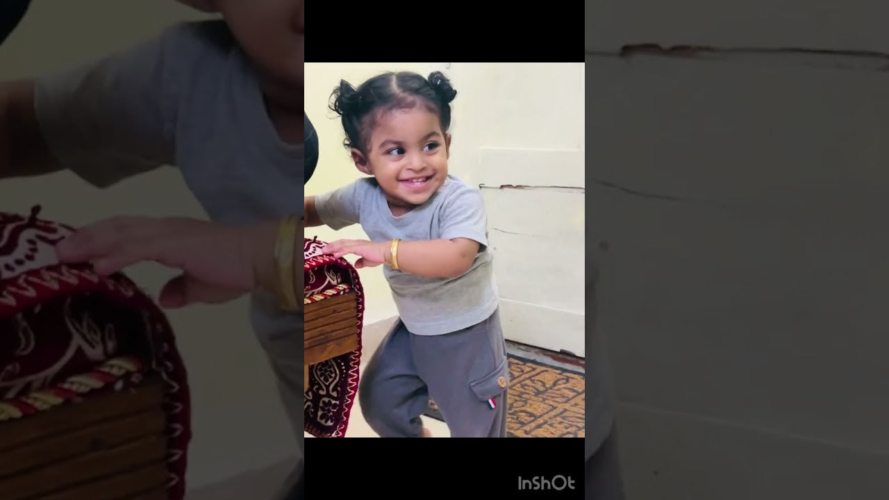 Vami&rsquo;s first walking😘☺️#cutebabylaughing#babyvideos