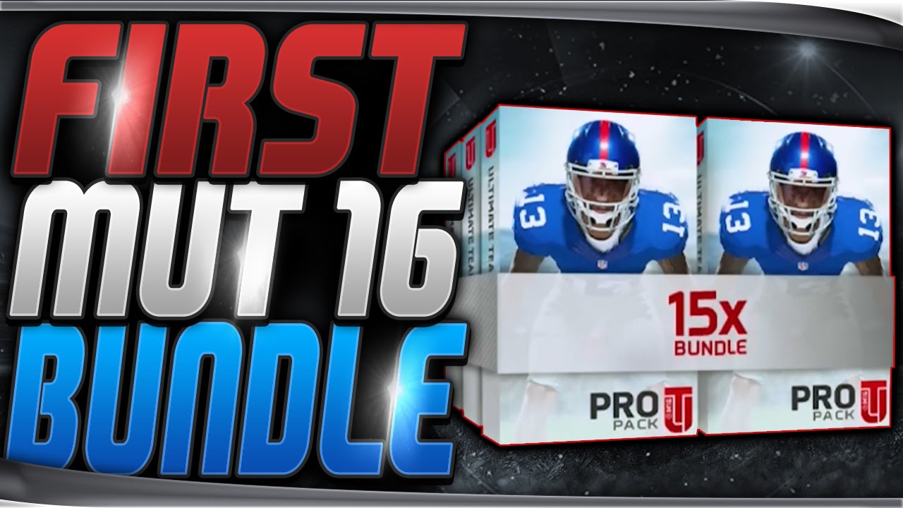 FIRST MUT 16 BUNDLE!! | GIVE ME AN ELITE! | MUT 16 PACK OPENING