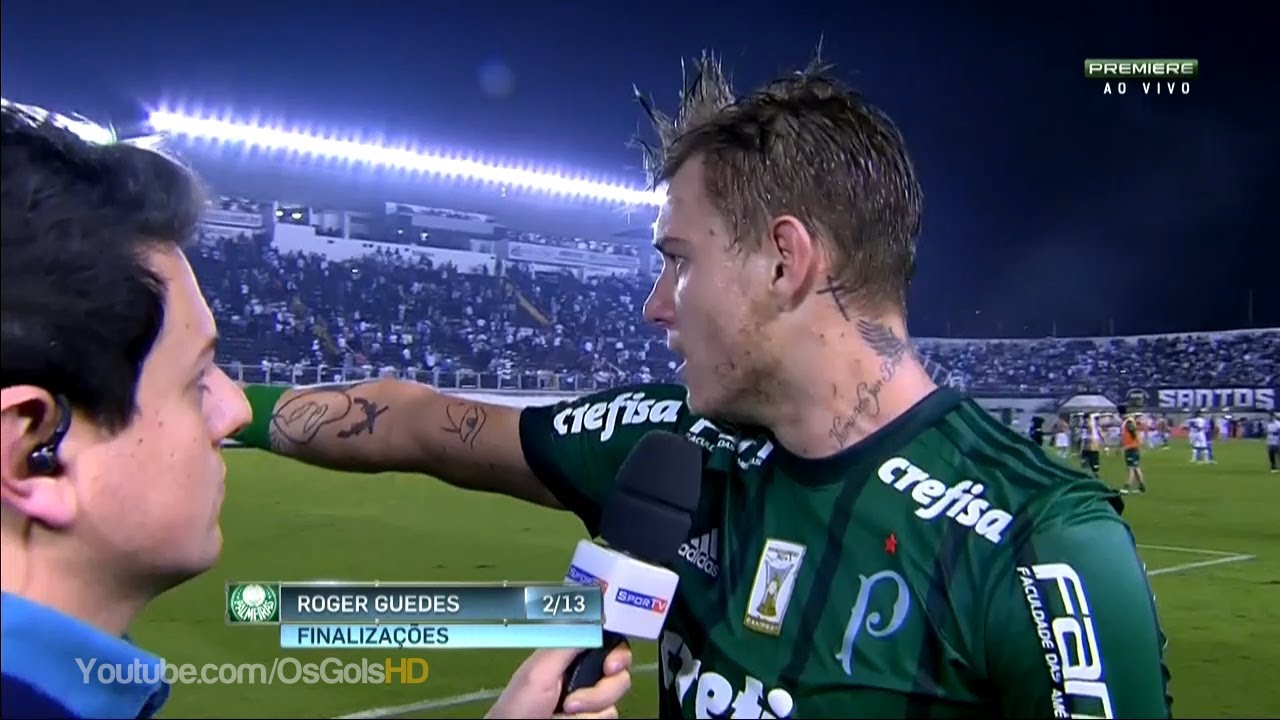 Roger Guedes desabafa ap&oacute;s derrota para o Santos 