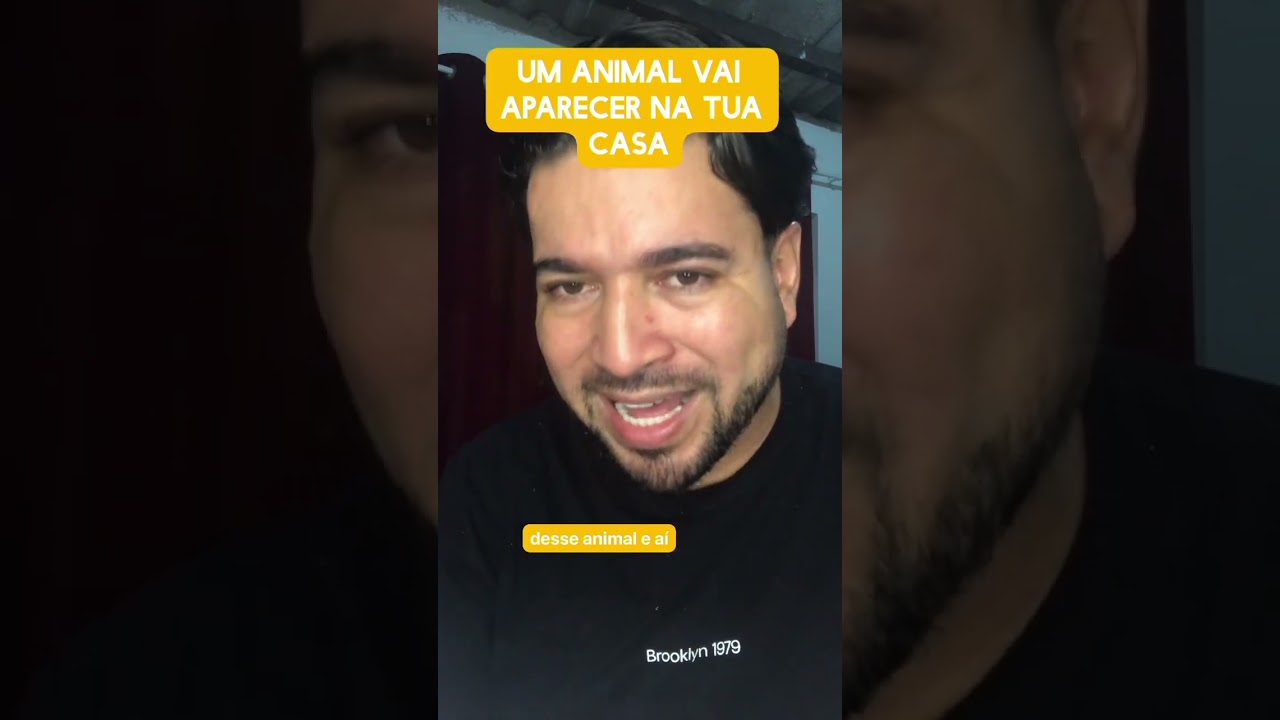 Um animal vai aparecer na tua casa 