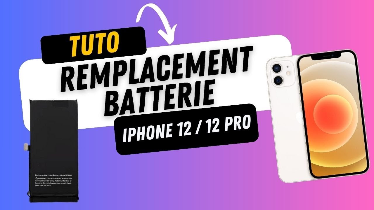 Remplacement batterie iPhone 12 / 12 Pro : Tutoriel