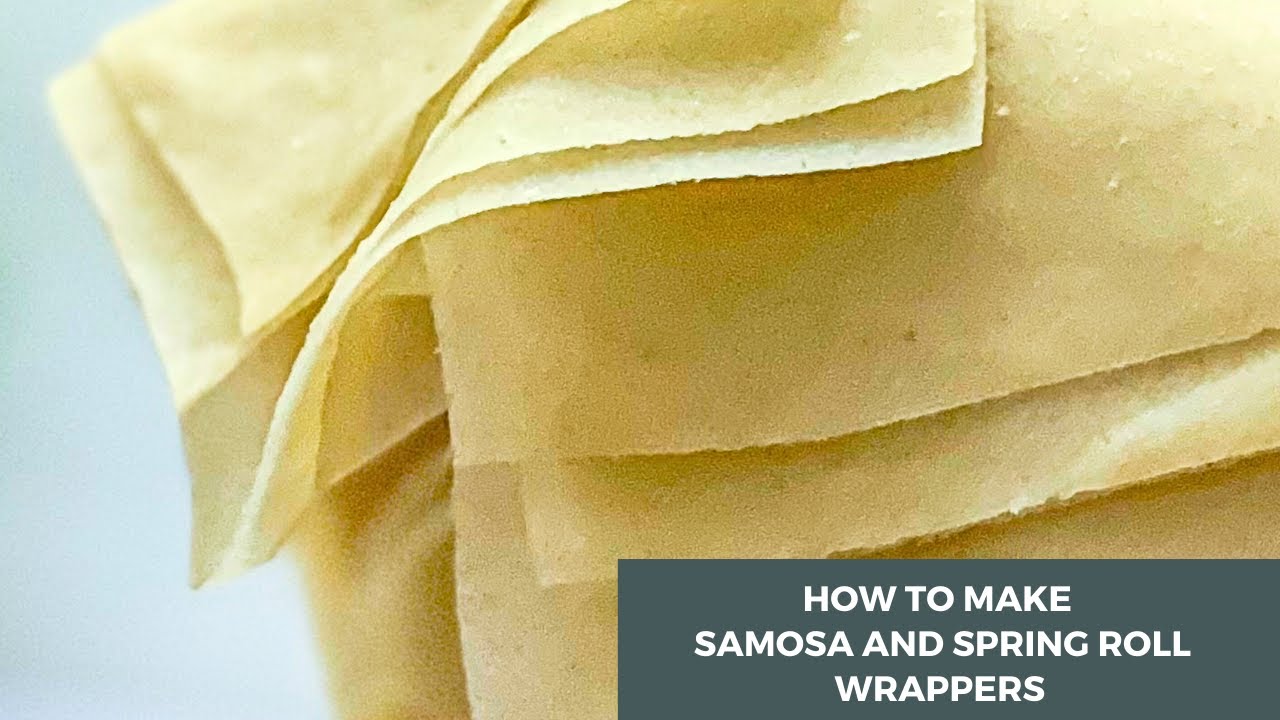 Samosa and Spring Roll Wrappers Made EASY with This Pro Trick!