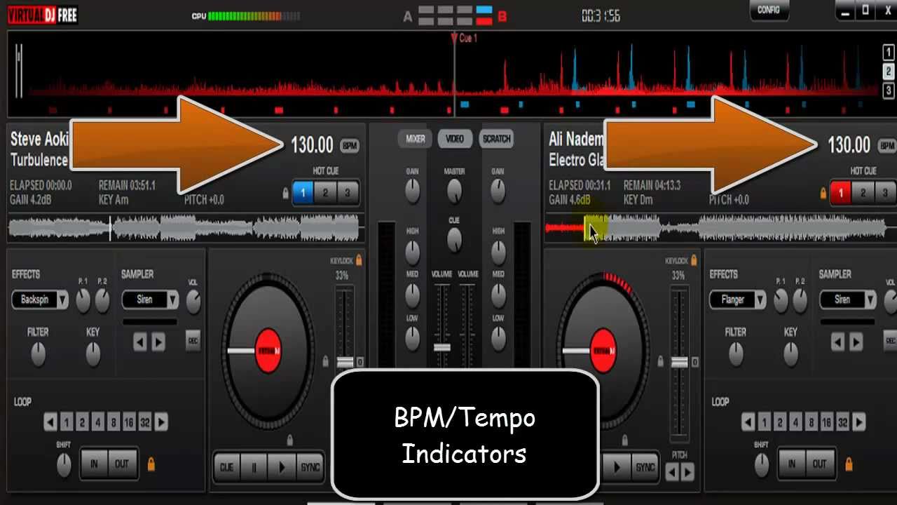 Virtual DJ - Basic Looping and  Beat Matching Tutorial [HD]
