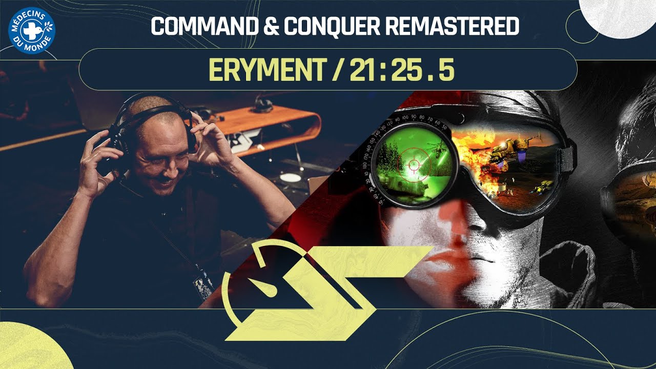 COMMAND & CONQUER REMASTERED en GDI CAMPAIGN, CASUAL par ERYMENT en 21:25.5 | SPEEDONS 2023