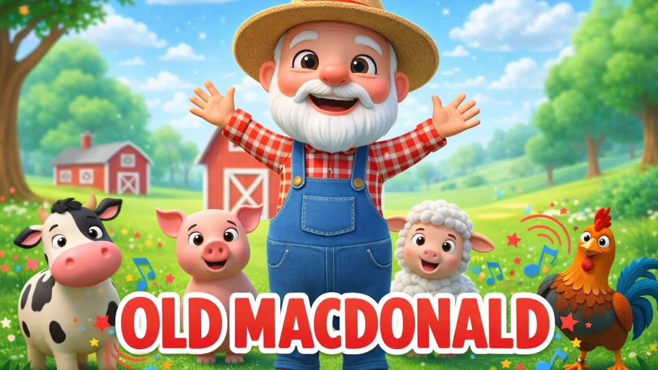 Old MacDonald Had A Farm | Nursery Rhymes & Kids Songs | Baby Bibo Farm