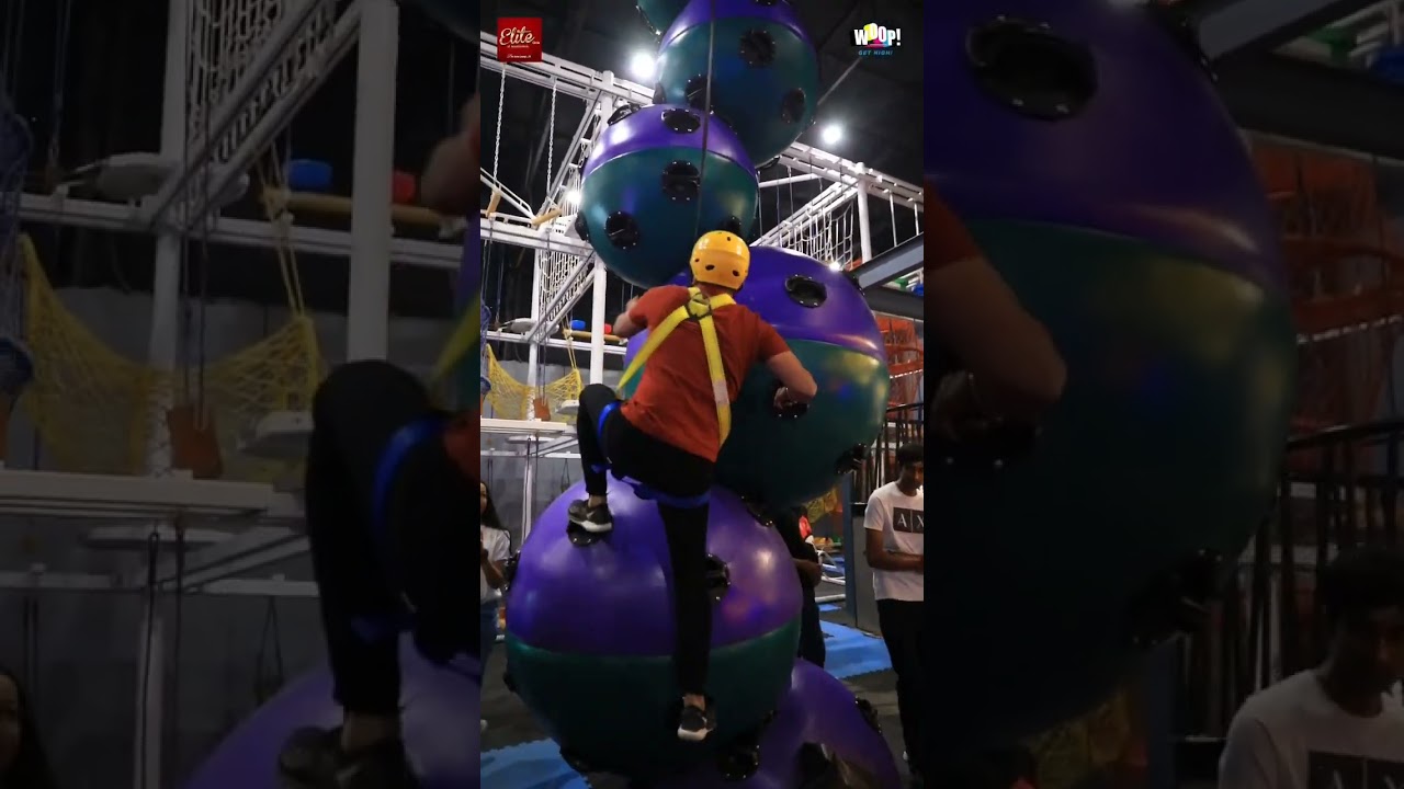 Fun things to do for a #corporateparty | #trampoline #relayrace #amusementpark