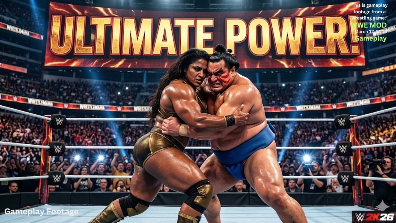 WWE 2K25 - Э. Хонда против пакистанской дивы Руби | Жестокий межгендерный матч! (Полный игровой п...