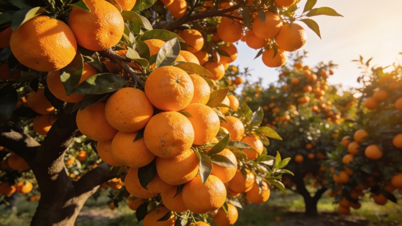 How Oranges Grow | From Blossom to Heavy Orchard Harvest