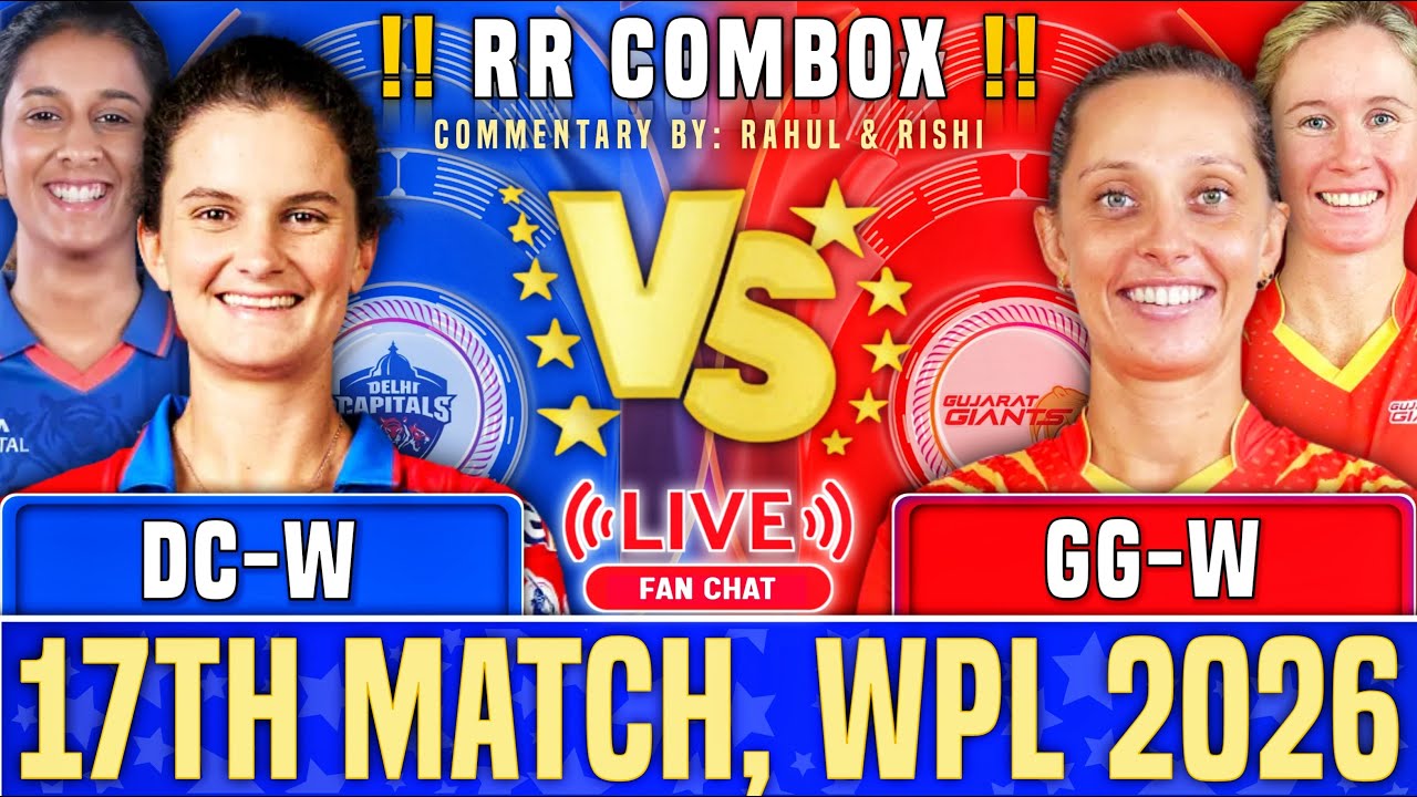 Delhi Capitals Women vs Gujarat Giants Women, 17th Match, WPL 2026 - Live score & Commentary |
