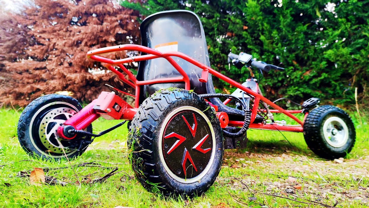 Kart Electrico Casero con Piezas de Patinetes ! (+60kmh) Mi Primer 