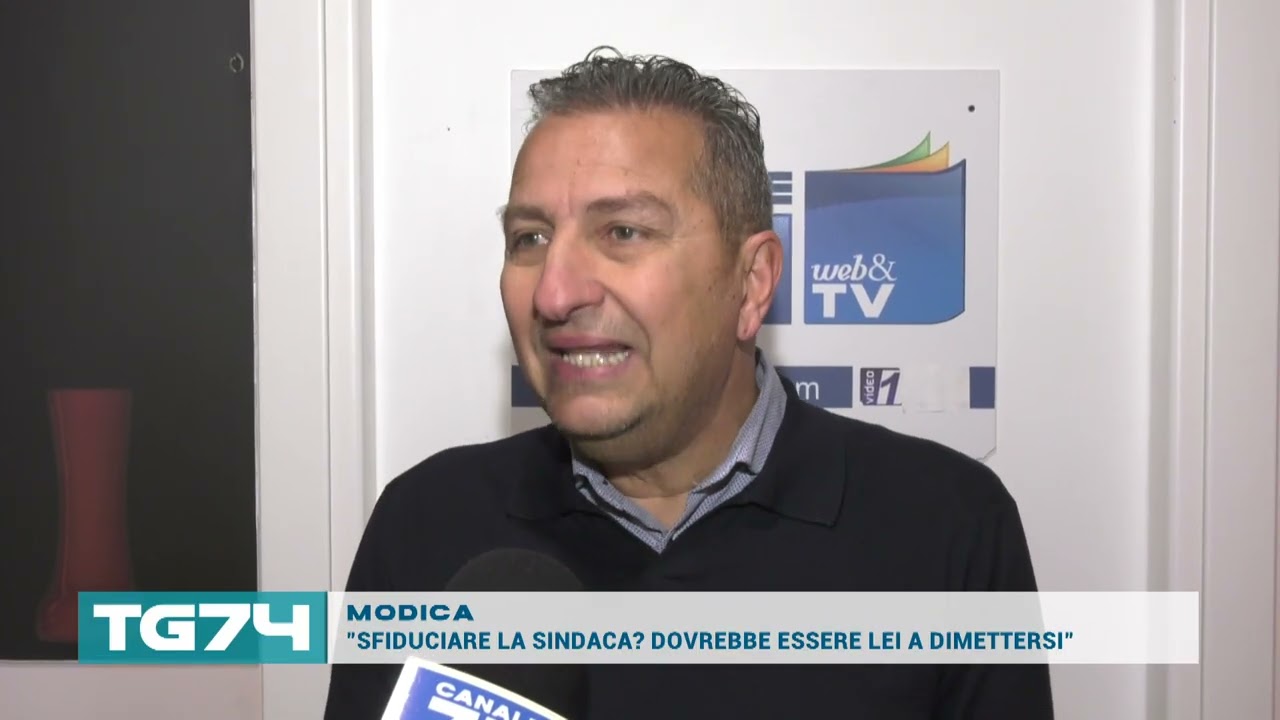 MODICA - ''SFIDUCIARE LA SINDACA? DOVREBBE ESSERE LEI A DIMETTERSI''