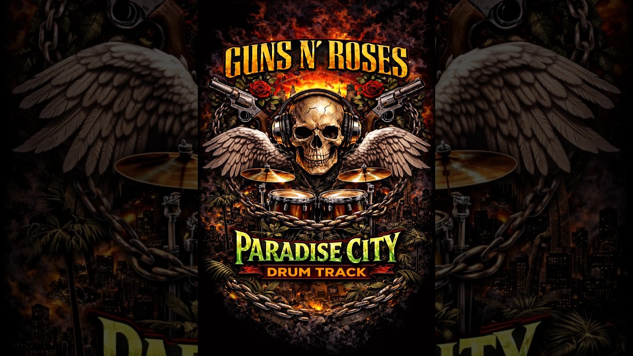 Guns N' Roses - Paradise City Drum Track