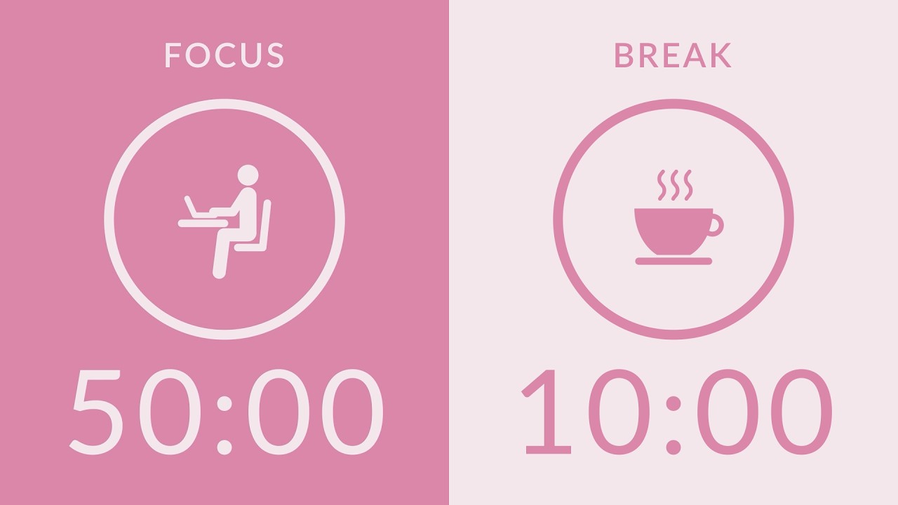 50/10 Pomodoro Timer | No Music 🔔 Bell Only | 8-Hour Study With Me for Deep Focus 🍅