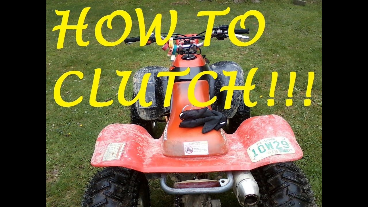 how to ride a quad with a clutch in HD!