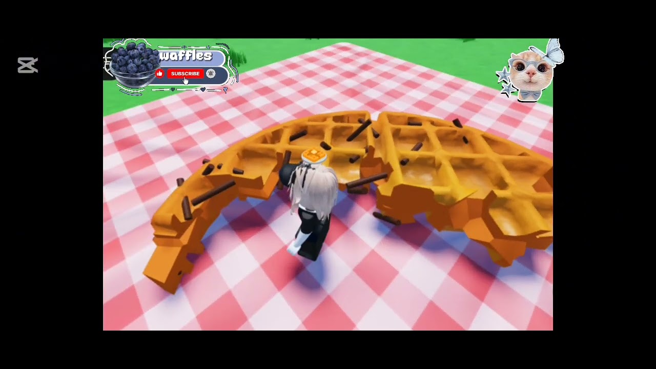 Hey my blueberries! #waffle #chcolatechip #blueberry #roblox #cool #2026 #eatalot 