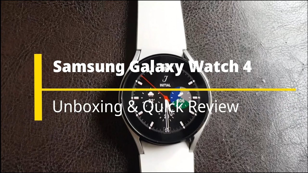 Samsung Galaxy Watch 4 || Unboxing || Quick Review
