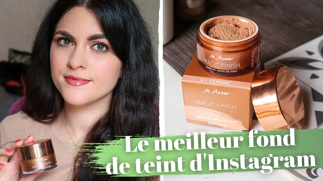 Je teste le fond de teint le + populaire d'Instagram • MAGIC FINISH M. ASAM BEAUTY