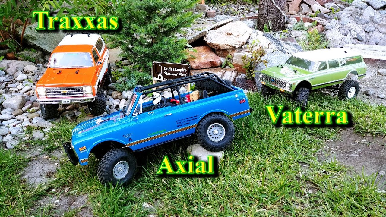 Traxxas TRX-4 - Axial SCX10 II - Vaterra Ascender - Chevy Trucks