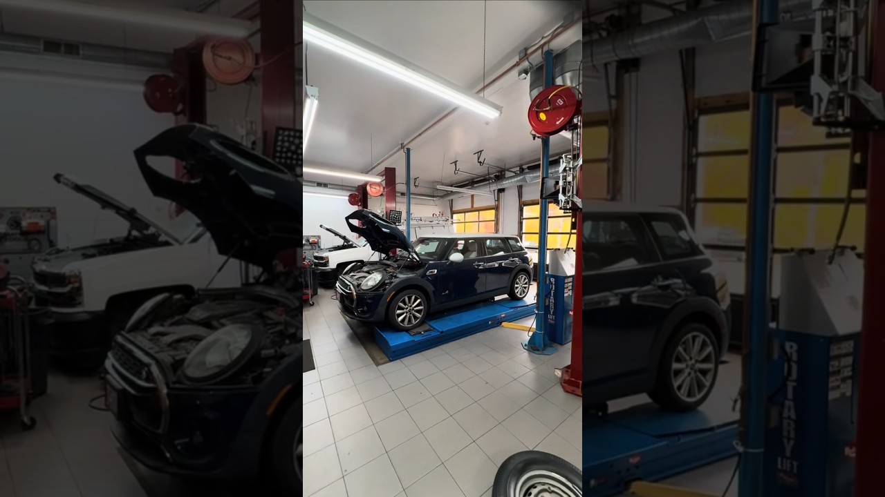 Mini Cooper S at AlphaCars Service Center
