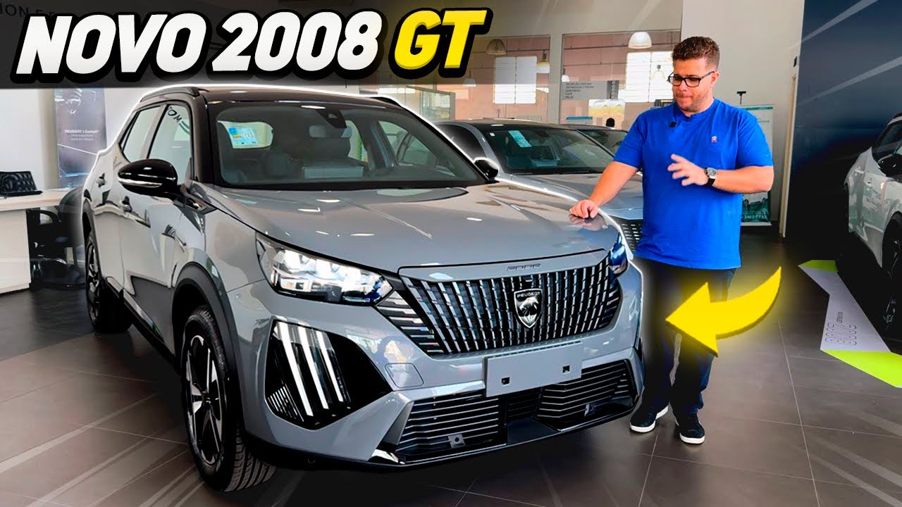NOVO PEUGEOT 2008 GT 2025 - O QUE FALTOU NELE!