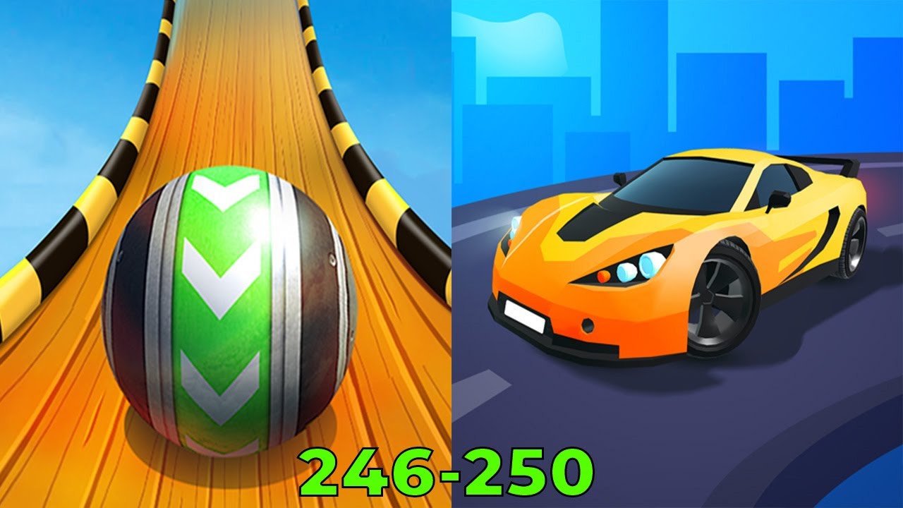 Sky Rolling Balls VS Race Master 3D - SpeedRun Gameplay Level 246-250