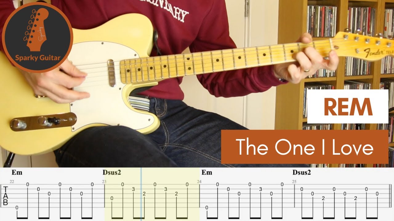 The One I Love - R.E.M (Guitar Cover #26 with Tabs)