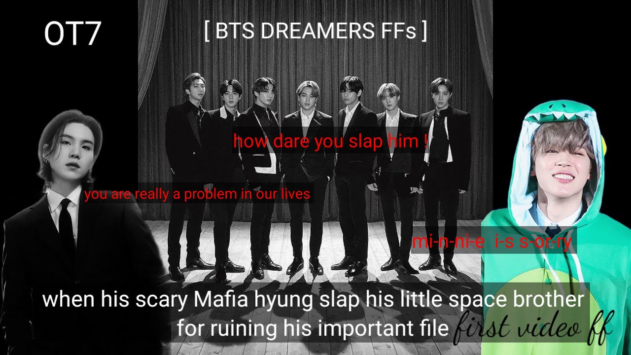 when scary Mafia king slap his little space brother for ruining his file but later regret JM oneshot