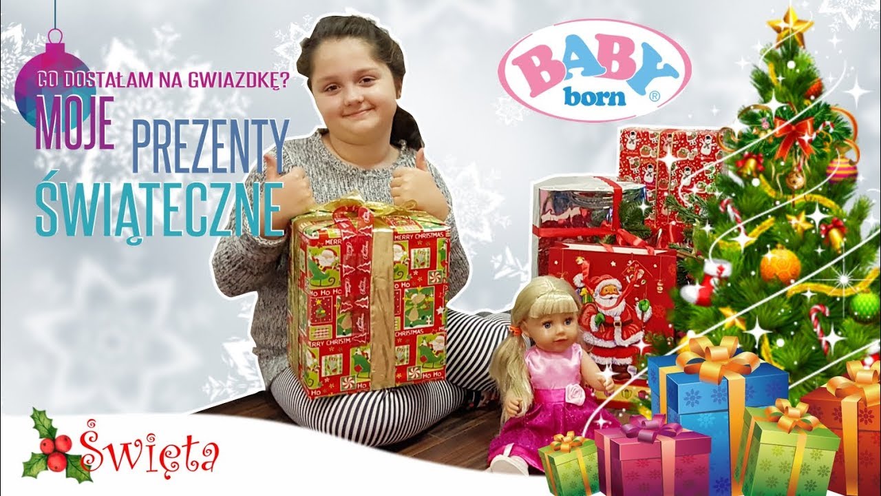 CO DOSTAŁAM NA GWIAZDKĘ 🎄 MOJE PREZENTY ŚWIĄTECZNE 🎁 BABY BORN 👶🏽