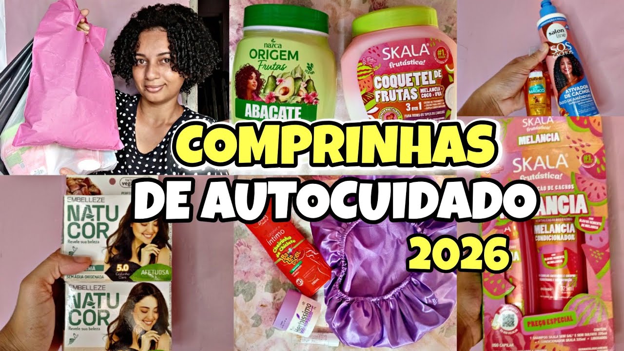 ✨ Minhas Primeiras Comprinhas de Autocuidado de 2026 ✨