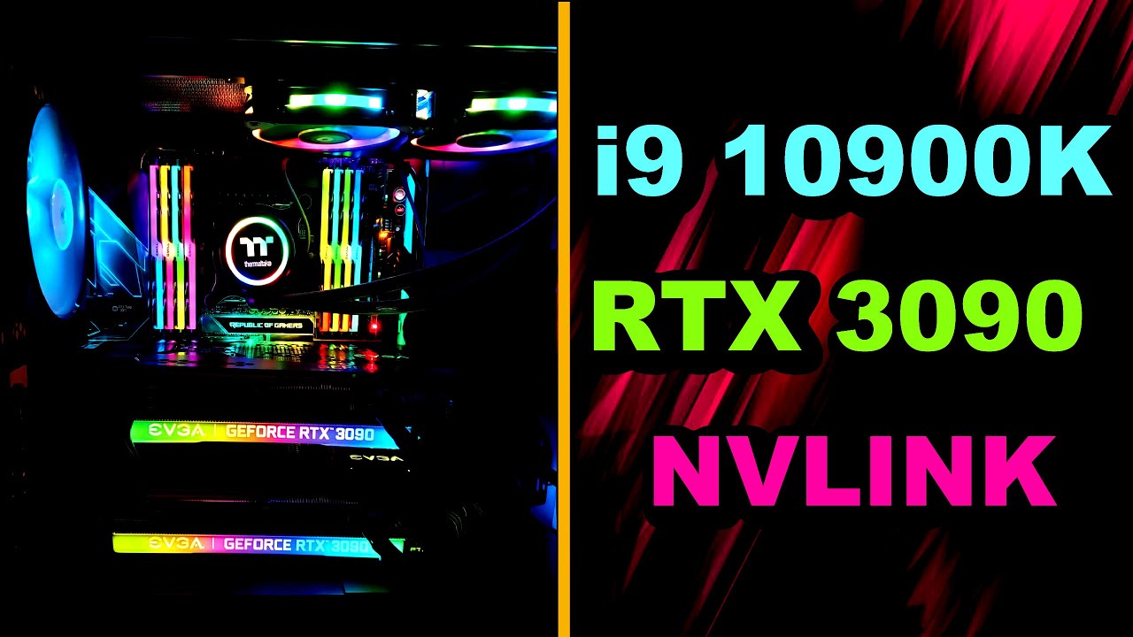 RTX 3090 SLI Benchmarks | Multi GPU Worth It | RTX 3090 and 10900k | RTX 3090 NVLINK | 3090 SLI